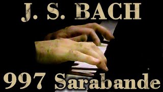 Johann Sebastian BACH: Sarabande, BWV 997