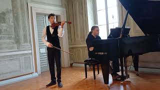 Patriks Klavins / N.Paganini Violin Concerto No  2 in b minor, Op  7, 3  Rondo La Campanella / 14 y