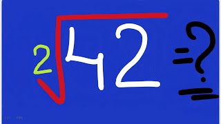 Square Root of 42 | Square Root of Non Perfect Squares | Squares and Square Root |