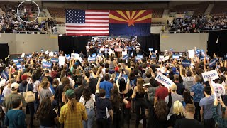 Man waves swastika flag at Bernie Sanders rally in Phoenix