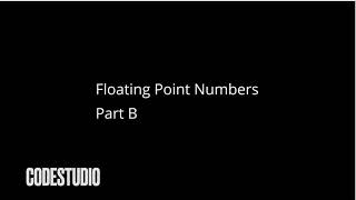 2 - Java (Floating Point Numbers)