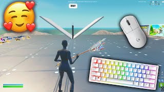 Chill ASMR🤩 1v1 BUILD FIGHT 🏆Satisfying Fortnite Keyboard Sounds