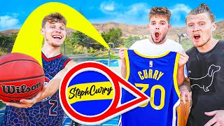 Make Steph Curry's Craziest Shot, Win SIGNED Jersey!