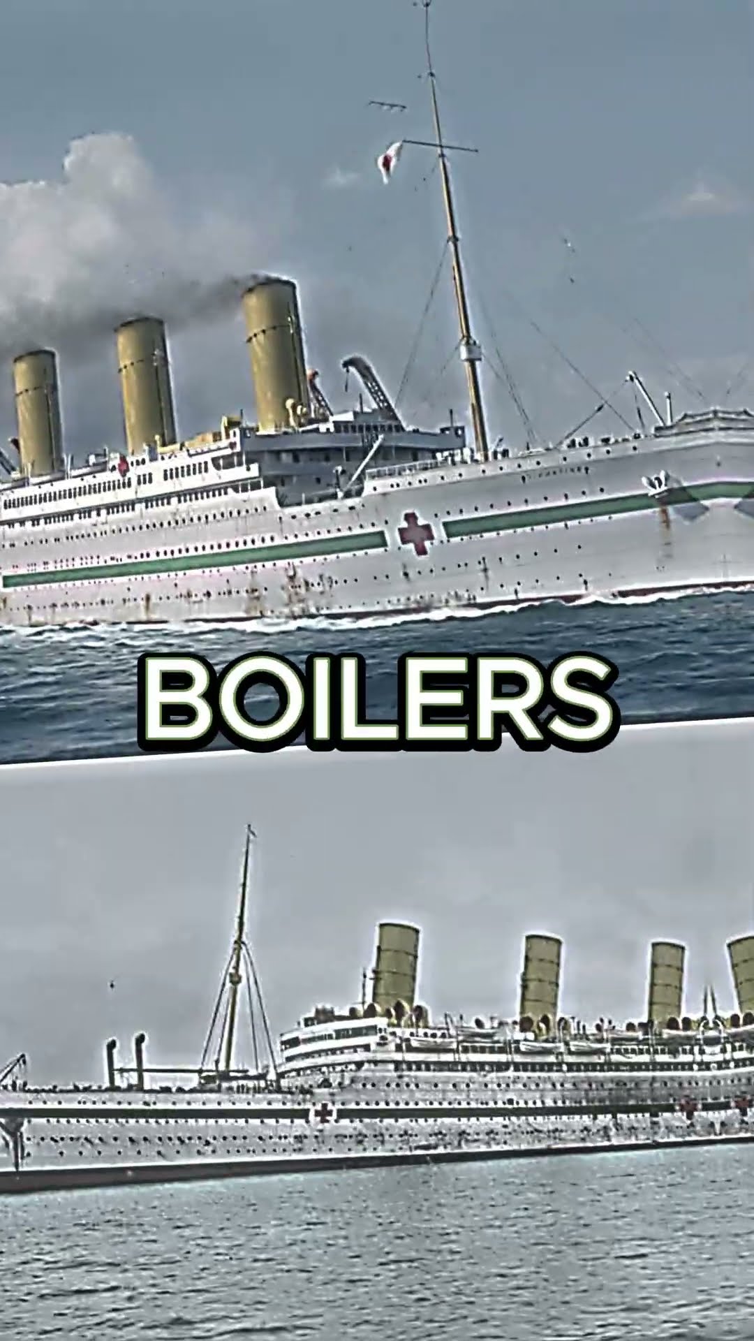 HMHS BRITANNIC VS HMHS AQUITANIA #shorts #edit - YouTube