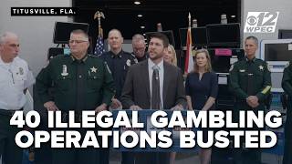 Florida bust wipes out 40 illegal gambling operations, seizes 525 machines