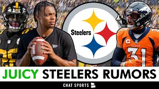 JUICY Steelers News: Le’Veon Bell ROASTS Justin Fields Workout + Is Justin Simmons Still In Play?