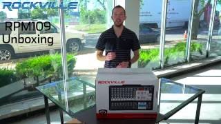 Unboxing RPM109 10 Channel Wood Cabinet Powered Mixer With USB