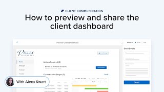 Client Dashboard: Previewing \u0026 Sharing