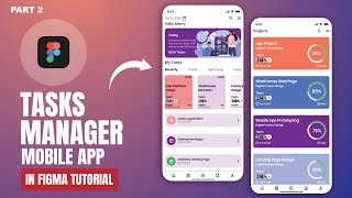 Ui/Ux TaskMaster Pro: Task Manager Mobile App In Figma #part2