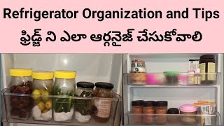 Refrigerator Organization and Tipsఫ్రిడ్జ్ స్మెల్ రాకుండా ఉండటానికి కొన్ని టిప్స్Fridge Organization