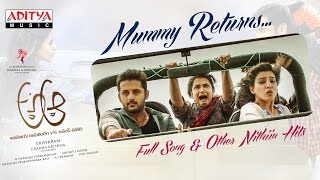 Mummy Returns Full Song | A Aa Telugu Movie | Nithiin, Samantha, Trivikram, Mickey J Meyer