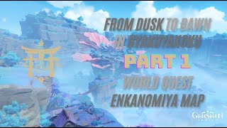 From Dusk to Dawn in Byakuyakoku: Part 1 | World Quest & Puzzle | Enkanomiya | Genshin Impact