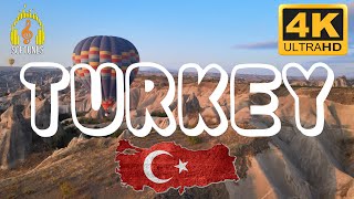 Turkey 4K - Tourist places to visit in Turkey - 4K Ultra HD with relaxing music (PART 4)