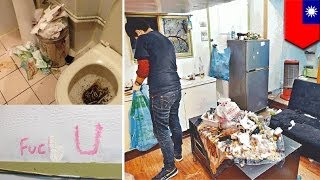 Check out how these tenants from hell trashed their apartment