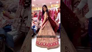 Rajwada Heavy Bridal Lehenga Choli😍Shopping in Chandni Chowk#shorts #ashortaday #lehenga #bridal