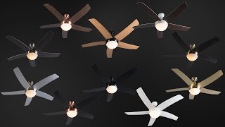 QAZQA Ceiling Fan Cool