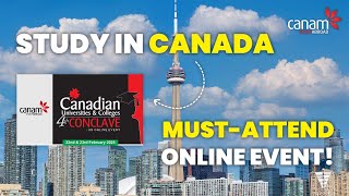 Canada Study Secrets REVEALED! Join Top Experts LIVE | Feb 22-23 | #canamconsultants