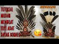 Membuat sepasang topi buat pernikahan adat dayak kalimantan | DIY Craft tutorial