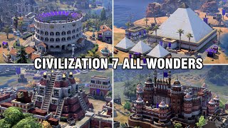 CIVILIZATION 7 ALL WONDERS SHOWCASE (4K)