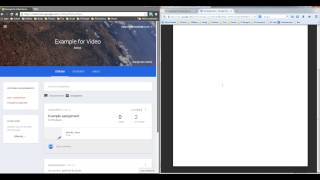 Google Classroom - Part 2 - Creating Assignments and submitting work