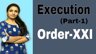 Execution (part-1) || Order 21 || Go Legal