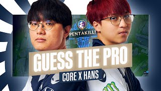 Guessing Pro Players From Their Famous Plays?