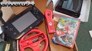 Nintendo Wii U Mario Kart 8 Bundle 32 GB Deluxe Unboxing