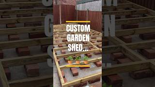 GARDEN SHED BUILD HIGHLIGHTS - 👀 #shed #renovation #satisfying #gardenshed #beforeandafter #diy