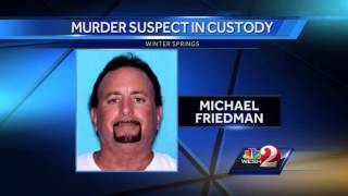 Murder suspect was trying to commit suicide when caught, police say