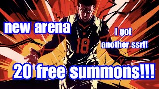 20 FREE SUMMONS BY JUST LOGGING IN!!!! NEW ARENA!!! AND SUMMONS!!!!(BLUE LOCK BB)