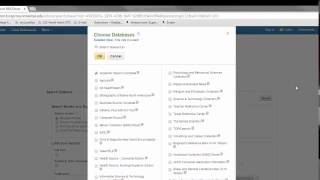 Search multiple EBSCO databases at the same time