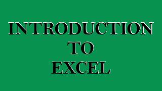 INTRODUCTION TO EXCEL (THE WHOLE VIDEO)  SOBANUKIRWA ICYO EXCEL ARICYO.