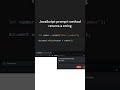 JavaScript: prompt method returns a string