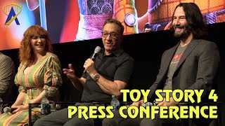 Christina Hendricks, Tim Allen and Keanu Reeves - Toy Story 4 Press Conference Highlights