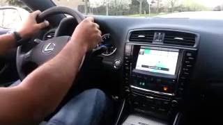 Tommy and me test driving the isF lexus