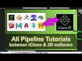 pipeline tutorials between iclone 8 u0026 other 3d software full list