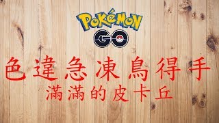 Pokemon Go 【L.C】  一開始就色違急凍鳥?︱皮卡丘真好抓︱IV100︱累累的一天