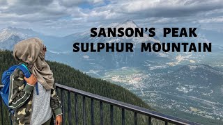 HIKING SANSON'S PEAK, SULPHUR MOUNTAIN | BANFF | CANADA