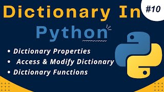 Dictionary in Python | Python Dictionaries | Python Tutorial #10