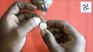 how to make Simple dc motor speed control circuit, electronics projects , banggood । AS Technology