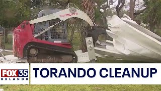 Cleanup begins after Florida tornado touches down during weekend storm