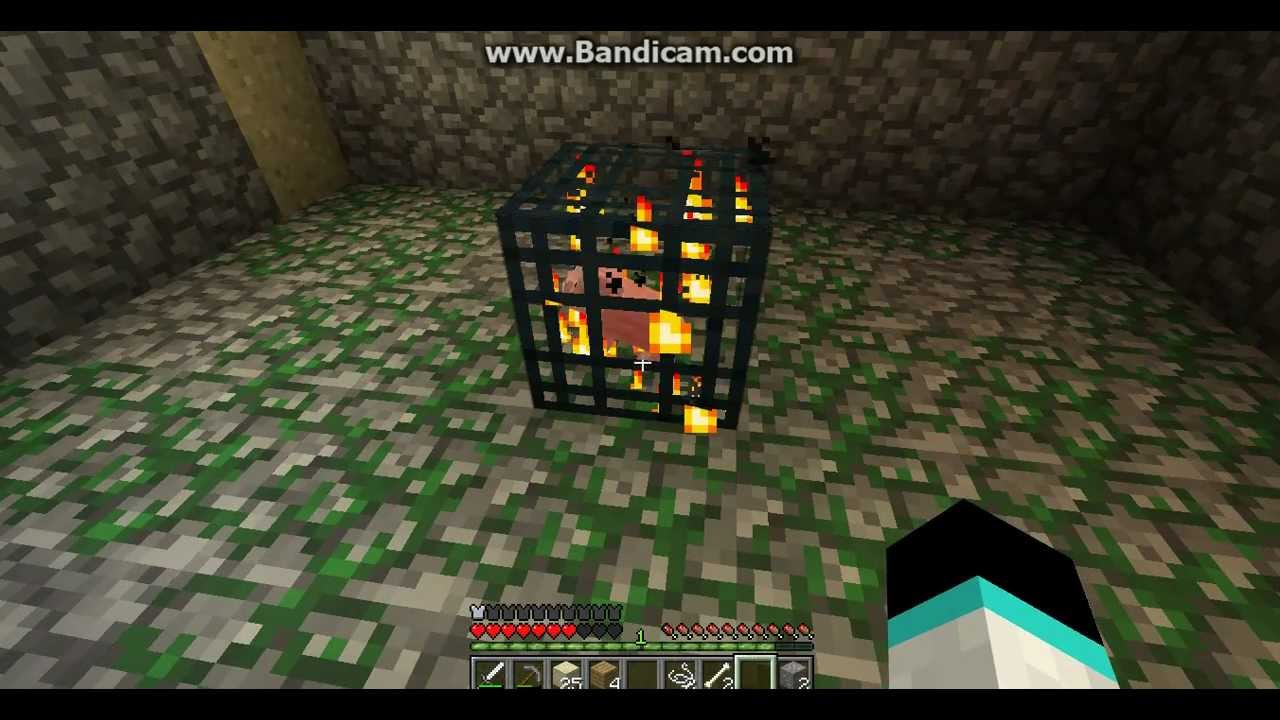 Minecraft Finding A Pig Spawner Youtube