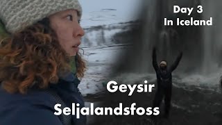 【Iceland】#4 アイスランド3日目~ゲイシール間欠泉とSeljalandsfossの滝~