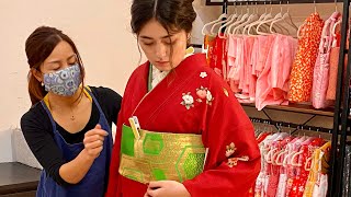 🗽 Emily’s Coming of Age Kimono Fitting - Seijin-shiki 成人式 - LylesBrother - Return to the USA