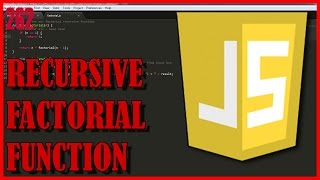 JAVASCRIPT Factorial Recursive function