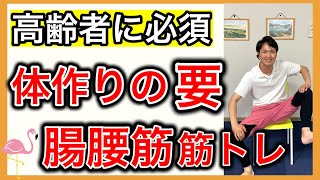 【人体の要】体作りで欠かせない腸腰筋の2種類のトレーニング（座位と立位が選べる）