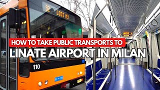 Milan CENTRALE Station to LINATE AIRPORT by BUS 92 & M4 METRO Subway