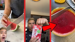 Making Watermelon Jell-O!! 😋 #Shorts