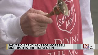 Salvation Army Bell Ringers Needed