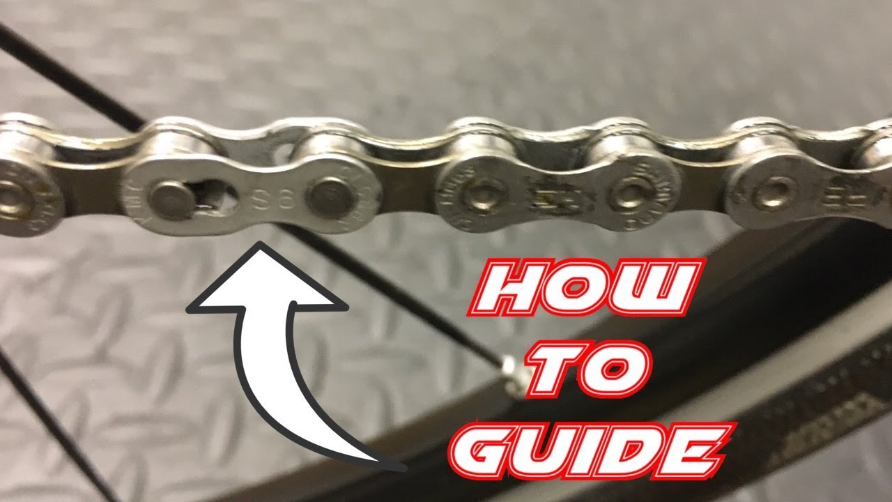 How To Install A Missing Link To Your Bicycle Chain - YouTube